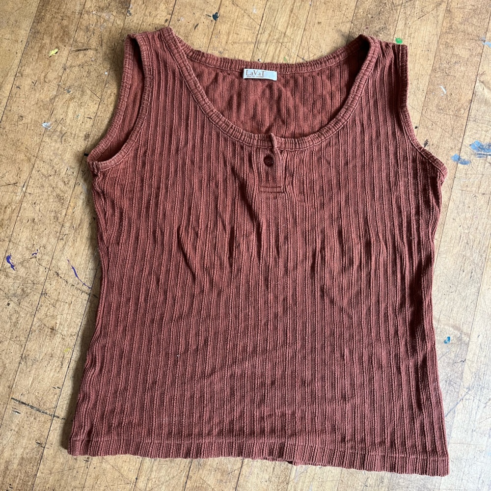 Vintage 90s ribbed tank top